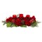 Nearly Natural 24" Hydrangea and Pinecones Christmas Triple Artificial Candelabrums